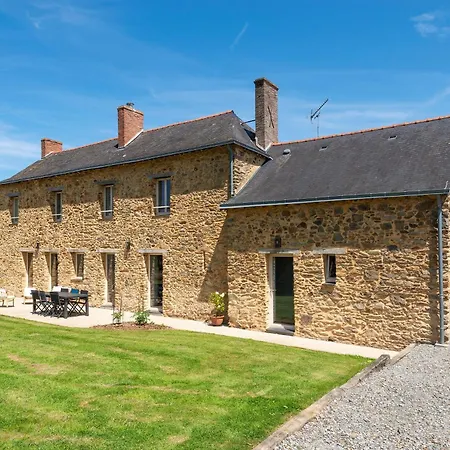 Tatil Evi La Au Grand Chene - Charmante Maison Pour 10p Challain-la-Potherie